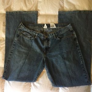 VINTAGE 90's LUCKY BRAND DUNGAREES SIZE 16 LONG